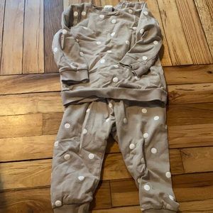 H&M Polka Dot Sweater and Jogger Set